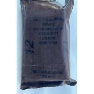 Gulf War Era MRE Menu 12 Escalloped Potatoes With Ham SOPAKCO Accessory Pack A